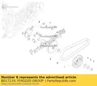 B017219, Piaggio Group, bloque deslizante aprilia piaggio vespa fly gts super liberty lt lx lxv medley met0000ea met0001bav met0002da, met0000da met0003ba1 metm917e primavera rp8m45410 rp8m45510, rp8m45820, rp8m45511 rp8m45610, rp8m45900 rp8m45610, rp8m45900, rp8m45611, rp8m45901,  rp8m66700, rp8, Nuevo