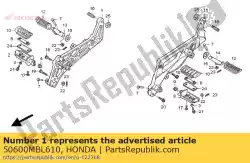 Tutaj możesz zamówić uchwyt, r. Krok od Honda , z numerem części 50600MBL610: