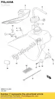 4421037F00, Suzuki, tapa comp, combustible t suzuki  rm rm z rmx 85 125 250 450 2004 2005 2006 2007 2008 2009 2010 2011 2012 2014 2015 2016 2017 2018 2019, Nuevo