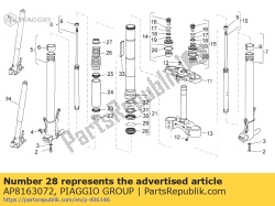 Aprilia AP8163072, Stofkap, OEM: Aprilia AP8163072