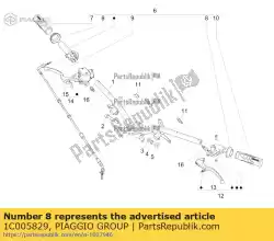 Tutaj możesz zamówić pier? Cie? Od Piaggio Group , z numerem części 1C005829: