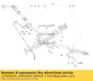 Piaggio Group 1C005829 pier?cie? - Dół