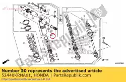 Aquí puede pedir ajustador, presa de compresión de Honda , con el número de pieza 52440KRNA91: