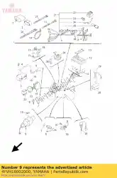 Qui puoi ordinare avviamento del motore da Yamaha , con numero parte 4YVH18002000: