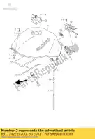 6811142E2020G, Suzuki, emblema suzuki sv  s u su gs sv650ns gs500h 650 500 , Nuevo