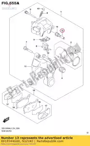 suzuki 6918544G00 sleeve - Bottom side