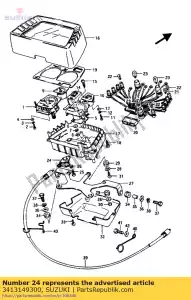 Suzuki 3413149300 versnellingsbak, speedom - Onderkant