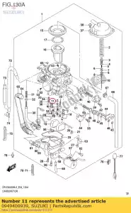 suzuki 0949400939 jet - Lado inferior