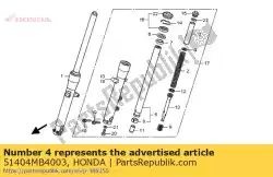 Qui puoi ordinare piastra, giunto a molla da Honda , con numero parte 51404MB4003: