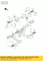 350111787, Kawasaki, Quedarse, rr, rh kle500-a5 kawasaki kle 500 1991 1992 1993 1994 1995 1996 1997 1999 2001 2002 2003, Nuevo