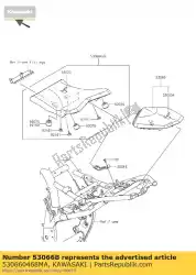 Here you can order the seat-assy,fr,black from Kawasaki, with part number 530660468MA: