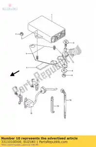 suzuki 3311010D00 generator,sign. - Bottom side