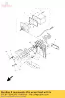 5FC847210000, Yamaha, lente, fanale posteriore yamaha xg yzf r 250 700 1999 2005, Nuovo