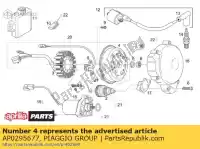 AP0295677, Piaggio Group, Cdi magneto assy aprilia  classic classic 610 rotax 122 rs 125 1995 1996 1997 1998 1999 2000 2001 2002 2003 2004 2005 2006 2007 2008 2009 2010, Nowy