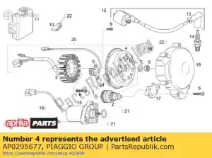 Piaggio Group AP0295677 cdi magneto assy - La partie au fond