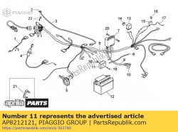 Aprilia AP8212121, Regolatore di tensione, OEM: Aprilia AP8212121