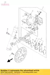 Ici, vous pouvez commander le piston assy, ?? Calip auprès de Yamaha , avec le numéro de pièce 5P0F58020000: