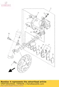 yamaha 5P0F58020000 piston assy, ??calip - La partie au fond