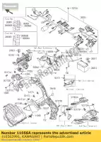 110562991, Kawasaki, support, batterie (+) kawasaki zx10r ninja j k z sugomi edition  g anniversary f sx klz versys b winter test krt replica abs zx1000 s m r zx1000sx z1000sx 1000 , Nouveau