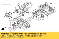 11514MN5000, Honda, joint, r. fr. couverture honda gl goldwing se  valkyrie f6c gold wing interstate i aspencade a gl1500 gl1500se gl1500a 1500 , Nouveau