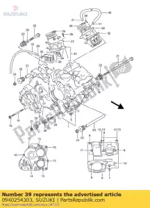 suzuki 0940254303 klem - Onderkant