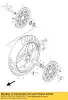 5471135F10, Suzuki, Essieu avant suzuki gsx r sv 600 750 1000 2002 2003 2004 2005, Nouveau