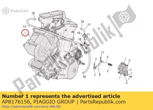 aprilia AP8176156 motore - Il fondo