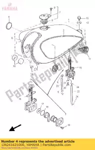 yamaha 1JN241621000 embleem 2 - Onderkant