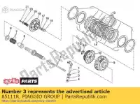 85111R, Piaggio Group, Gaiola de rolos d12x16x10 aprilia  mxv rxv sxv 450 2006 2008 2009 2010 2011, Novo