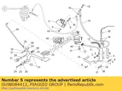 Here you can order the screw from Piaggio Group, with part number GU98084412: