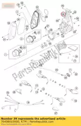 Aqui você pode pedir o montagem de estrutura de suporte de luz em KTM , com o número da peça 76408003000: