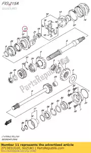 suzuki 2713031G10 joug, rr drive o - La partie au fond