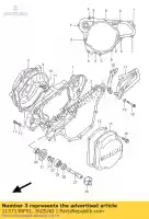 1137136F01, Suzuki, couvercle, embrayage ou suzuki rm 125 1998 1999 2000 2001 2002 2003 2004 2005 2006 2007 2008, Nouveau