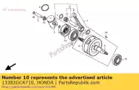 13382GC4710, Honda, pin, crank (geel) honda cr 80 1985 1986 1987 1988 1989 1990 1991 1992 1993 1994 1995 1996 1997 1998 1999 2000 2001 2002, Nieuw