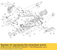 AP8121510, Piaggio Group, cespuglio aprilia moto-guzzi  audace audace 1400 carbon abs california caponord eldorado eldorado 1400 abs (apac) eldorado 1400 abs (usa) etv zd4vk000, zd4vka, zd4vk001, zd4vka01 zd4vkb000, zd4vkb001, zd4vkb003, zd4vkb00x, zd4vkb009 zd4vku00 zgukdh00 zgulc000 zgulc, Nuovo
