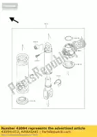 430941052, Kawasaki, ajustador, shockabsorbe kawasaki klr  a kl650 klr500 klr650 tengai 650 500 , Nuevo