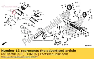 honda 64184MKCA00 altavoz cojín - Lado inferior