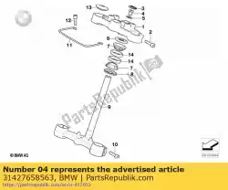 stelschroef van BMW, met onderdeel nummer 31427658563, bestel je hier online: