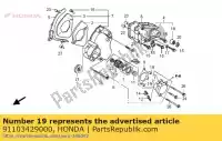 91103429000, Honda, ko?ek ustalaj?cy, 8x10 honda cbr  f cb a super four cbx4 dc sa trx ex cbr1000f cb1000f cb1300x4 trx300ex fourtrax sporttrax cb1300f sportrax cb1300 cb1300a cb1300sa cb1100a 1000 1100 1300 300 , Nowy