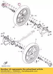 Qui puoi ordinare pneumatico (irc, 90/80-1 da Yamaha , con numero parte 9410914811: