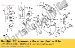 Honda 32411MK4000 deksel b, starter m - Onderkant