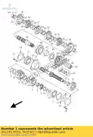 2412017H10, Suzuki, arbre comp, cntr suzuki gsf gsx 650 2009 2010 2011 2012, Nouveau