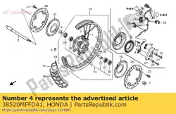 Here you can order the sensor, fr. Wheel speed from Honda, with part number 38520MFFD41: