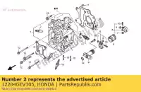 12204GEV305, Honda, guia, válvula (o.s.) honda nps 50 2005 2006 2007 2008 2009 2010 2011 2012, Novo