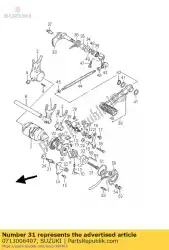 Here you can order the bolt from Suzuki, with part number 0713006407: