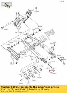 kawasaki 920011179 bullone, tendicatena z400-b2 - Il fondo