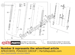 Aprilia AP8203859, Printemps, OEM: Aprilia AP8203859