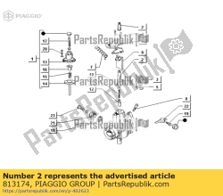 Aprilia 813174, Kap, OEM: Aprilia 813174