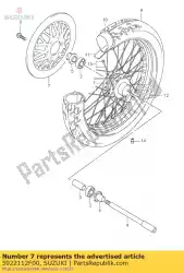 Qui puoi ordinare disco, freno anteriore, l da Suzuki , con numero parte 5922112F00: