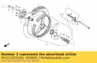 44311GE2000, Honda, colletto, fr. lato ruota honda nsr  s f nsr50s 50 , Nuovo